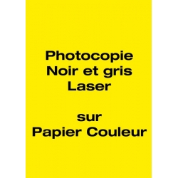  Photocopie A4 papier jaune