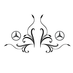 kit decor laterales roseau Mercedes