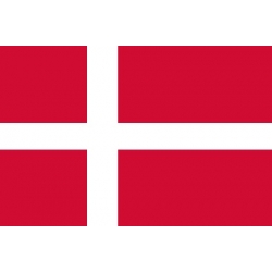 Drapeau horizontal Danemark