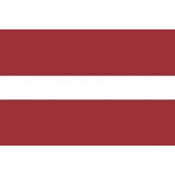 Drapeau horizontal Lettonie