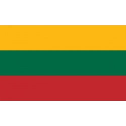 Drapeau horizontal Lituanie