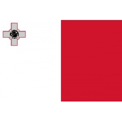 Drapeau horizontal Malte