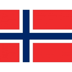 Drapeau horizontal Norvège