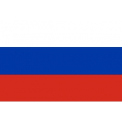 Drapeau horizontal Russie