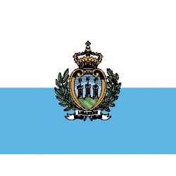 Drapeau horizontal Saint-Marin
