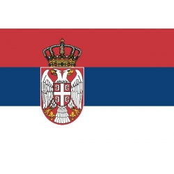 Drapeau horizontal Serbie