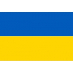 Drapeau horizontal Ukraine