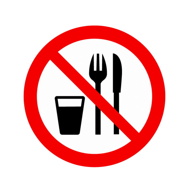 Pictogramme Interdiction Manger YLUY Pictogramme Interdiction Manger YLUY