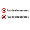 Pas de chaussures