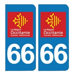 PLAQUE IMMATRICULATION - 66 - Pyrénées-Orientales