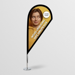 MINI BEACH FLAG VOILE