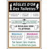 Règles d'or des toilettes