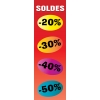 Affiche soldes couleur
