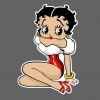  betty Boop assise couleur 
