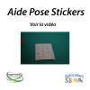 Comment poser un sticker