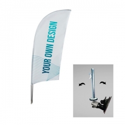 MINI BEACH FLAG VOILE 
