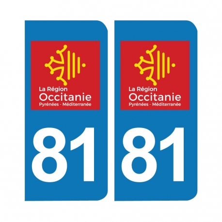 PLAQUE IMMATRICULATION - 81 - TARN- OCCITANIE 