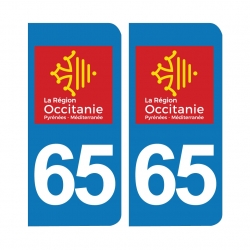 PLAQUE IMMATRICULATION - 65 -hautes-Pyrénées-Orientales