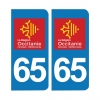 PLAQUE IMMATRICULATION - 65 -hautes-Pyrénées-Orientales