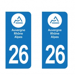 PLAQUE IMMATRICULATION - auvergne-rhone-alpes-26-DROME 