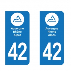 PLAQUE IMMATRICULATION - auvergne-rhone-alpes-42-LOIRE 