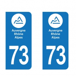 PLAQUE IMMATRICULATION - auvergne-rhone-alpes-73-SAVOIE 
