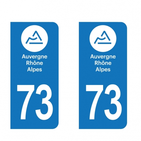 PLAQUE IMMATRICULATION - auvergne-rhone-alpes-73-SAVOIE 