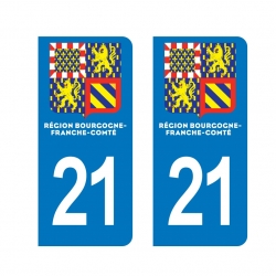 PLAQUE IMMATRICULATION - Bourgogne-Franche-Comté 