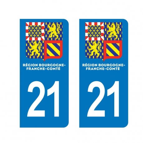 PLAQUE IMMATRICULATION - Bourgogne-Franche-Comté 