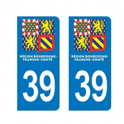 PLAQUE IMMATRICULATION - Bourgogne-Franche-Comté 