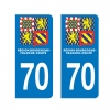 PLAQUE IMMATRICULATION - Bourgogne-Franche-Comté 