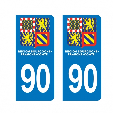 PLAQUE IMMATRICULATION - Bourgogne-Franche-Comté 