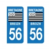 PLAQUE IMMATRICULATION -Bretagne - 