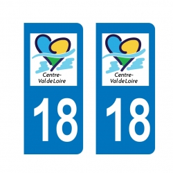 PLAQUE IMMATRICULATION -Centre-Val de Loire- 