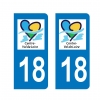PLAQUE IMMATRICULATION -Centre-Val de Loire- 