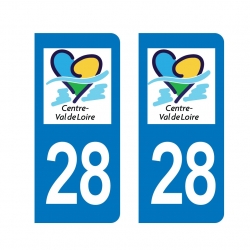 PLAQUE IMMATRICULATION -Centre-Val de Loire- 
