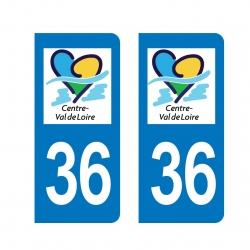 PLAQUE IMMATRICULATION -Centre-Val de Loire- 