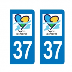 PLAQUE IMMATRICULATION -Centre-Val de Loire- 