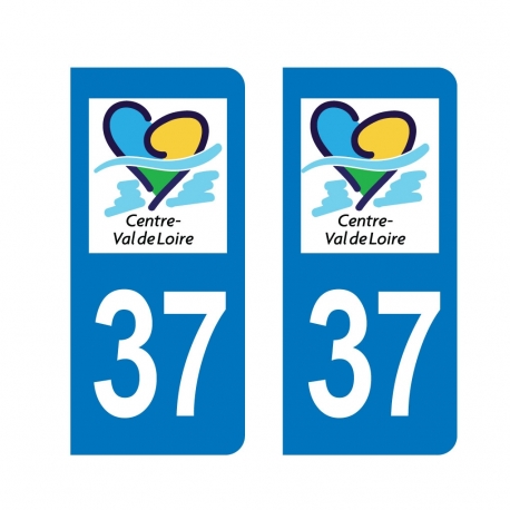 PLAQUE IMMATRICULATION -Centre-Val de Loire- 