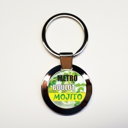 Porte-clés metro boulot mojito