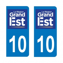 PLAQUE IMMATRICULATION -Grand Est- 