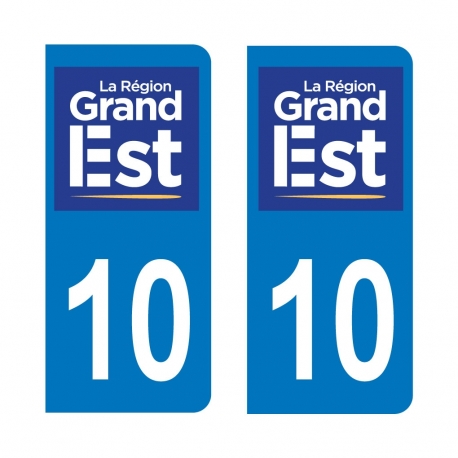PLAQUE IMMATRICULATION -Grand Est- 
