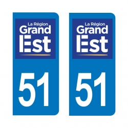 PLAQUE IMMATRICULATION -Grand Est- 