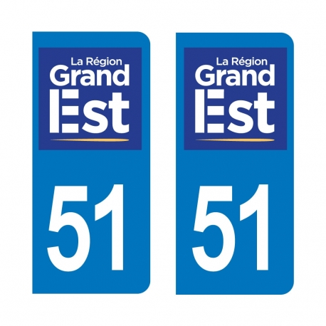 PLAQUE IMMATRICULATION -Grand Est- 