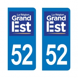 PLAQUE IMMATRICULATION -Grand Est- 