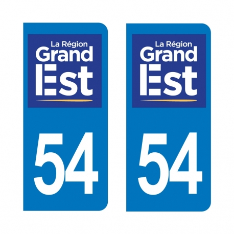 PLAQUE IMMATRICULATION -Grand Est- 