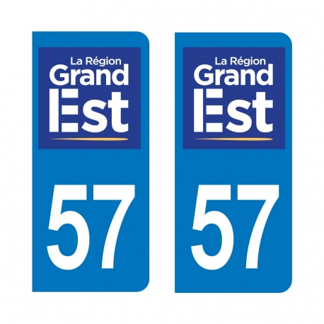 PLAQUE IMMATRICULATION -Grand Est- 