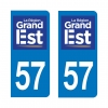 PLAQUE IMMATRICULATION -Grand Est- 