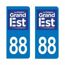 PLAQUE IMMATRICULATION -Grand Est- 