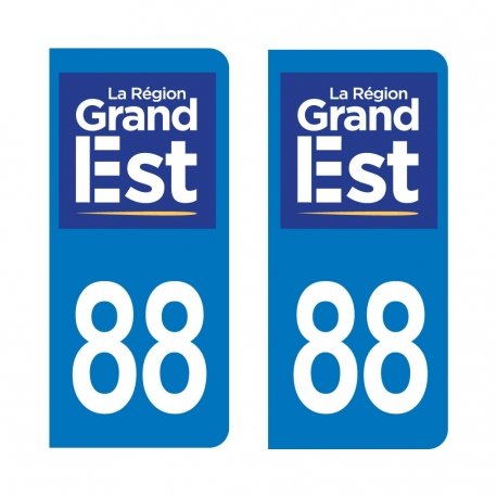 PLAQUE IMMATRICULATION -Grand Est- 